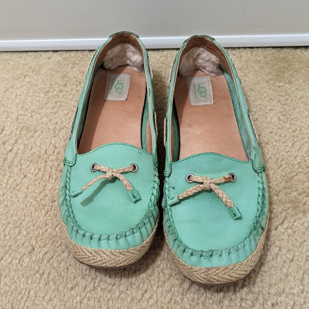 Ugg Chivon Espadrilles green size 10